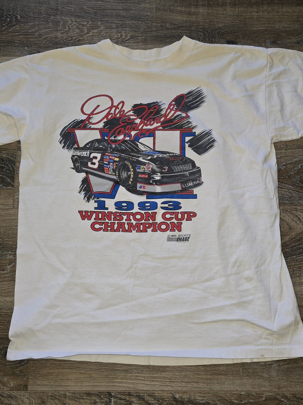 Vintage 1993 Winston Cup Champion Dale Earnhardt Men’s XL Single Stitch Shirt #3